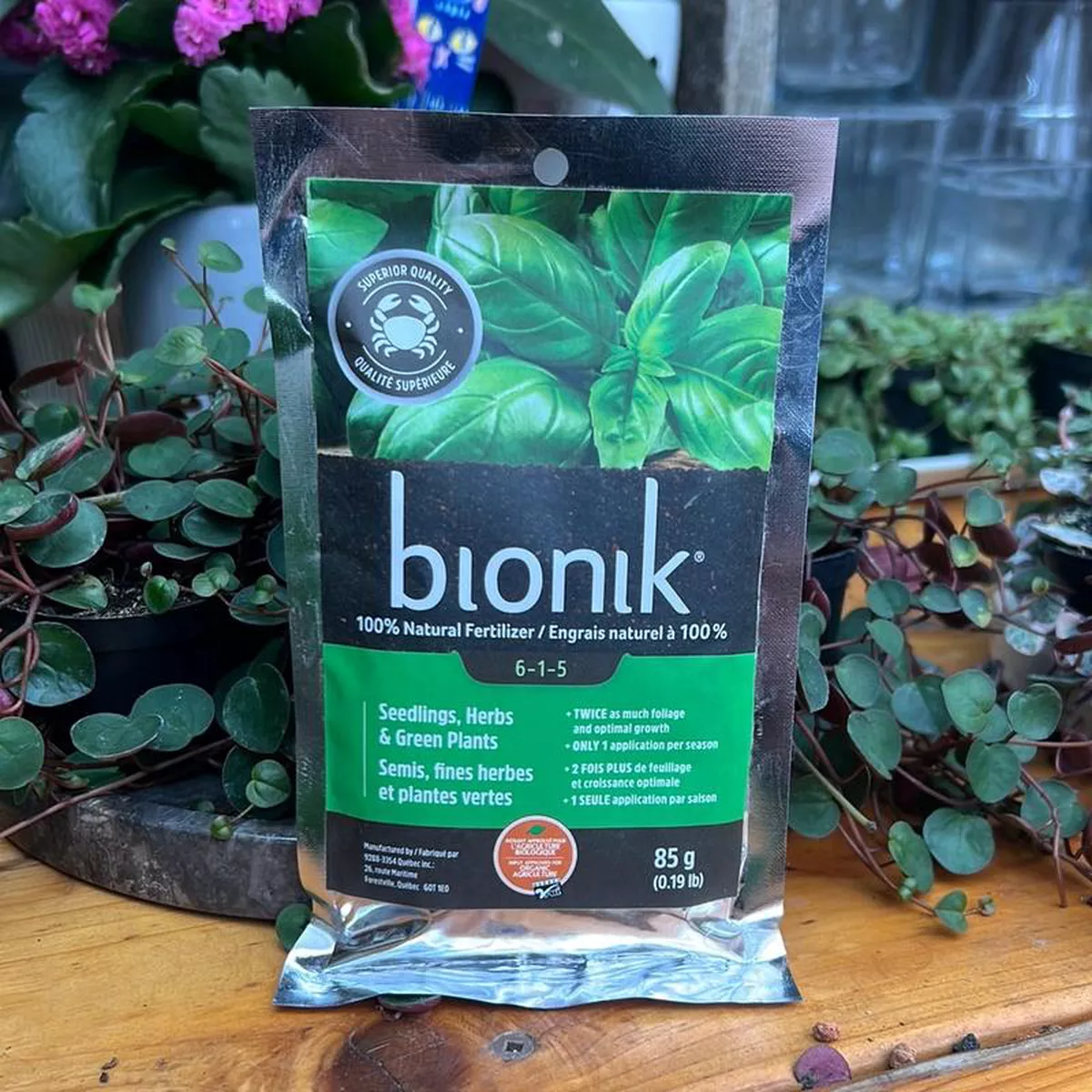 Fertilizer for seedlings herbs and green plants Bionik