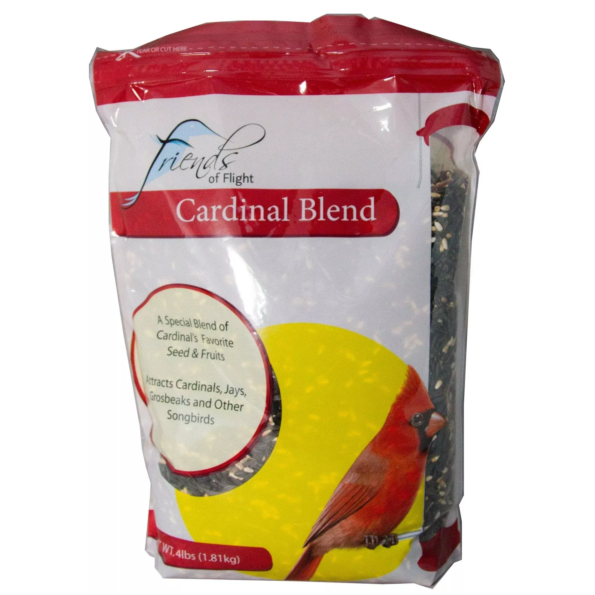 Friends of Flight Cardinal Blend Bird Seed – 4 lb.