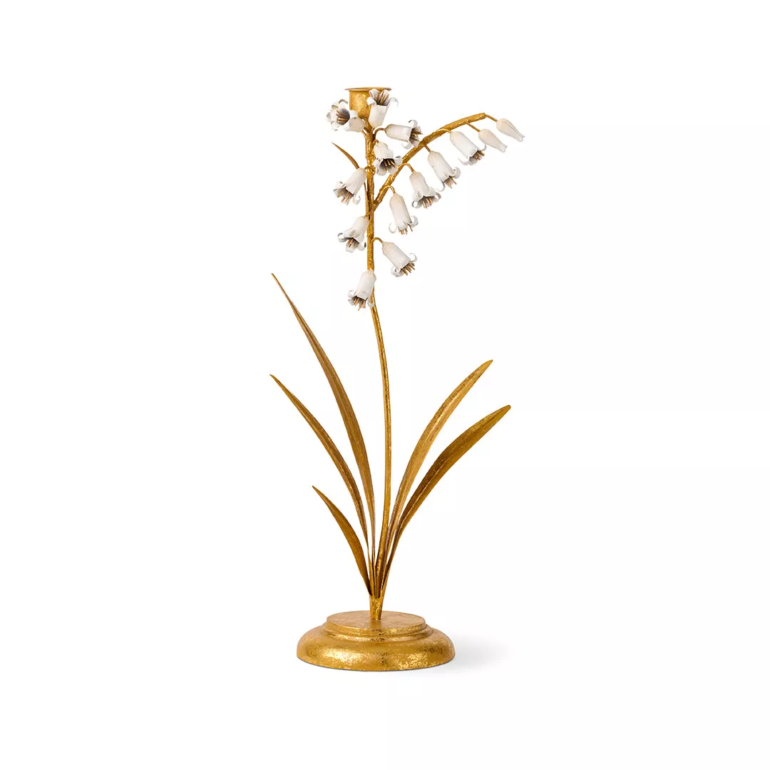 Gilded Bluebell Candleholder