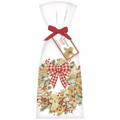 Gingerbread Wreath Towel Set