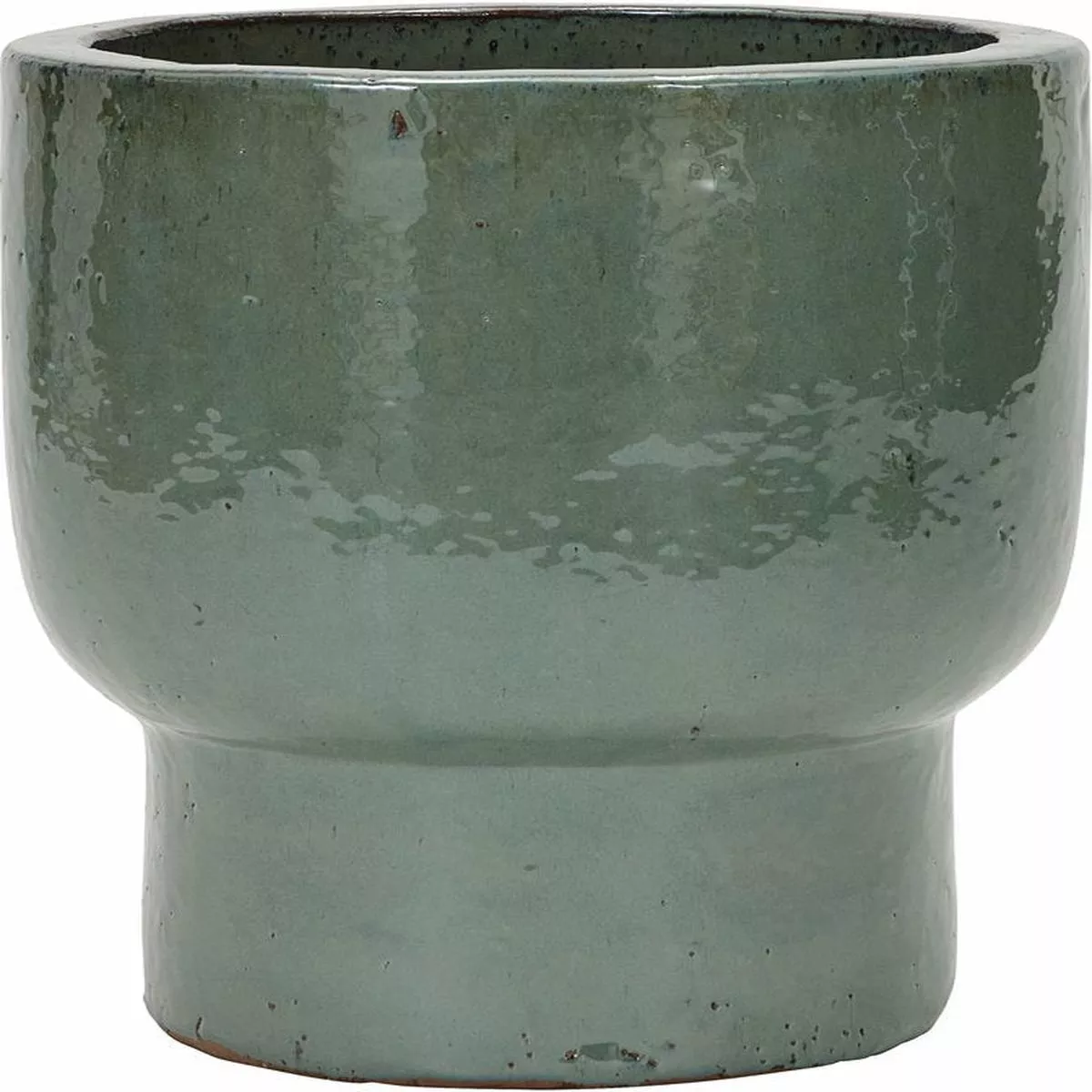 Green ceramic planter – House Doctor