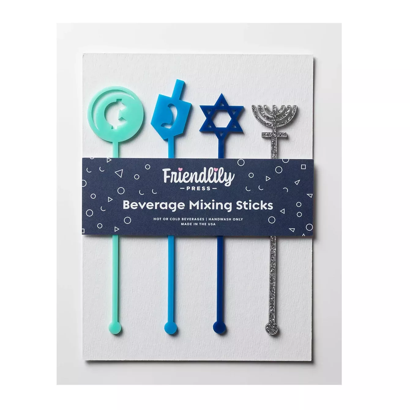 Hanukkah Acrylic Stirrer Collection