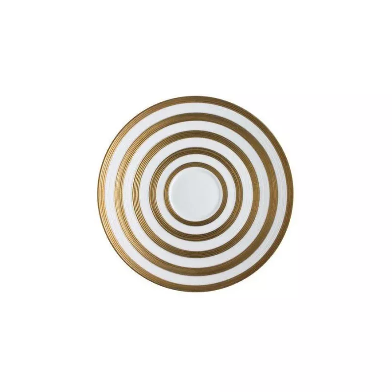 Hemisphere Gold Stripe Tea Saucer