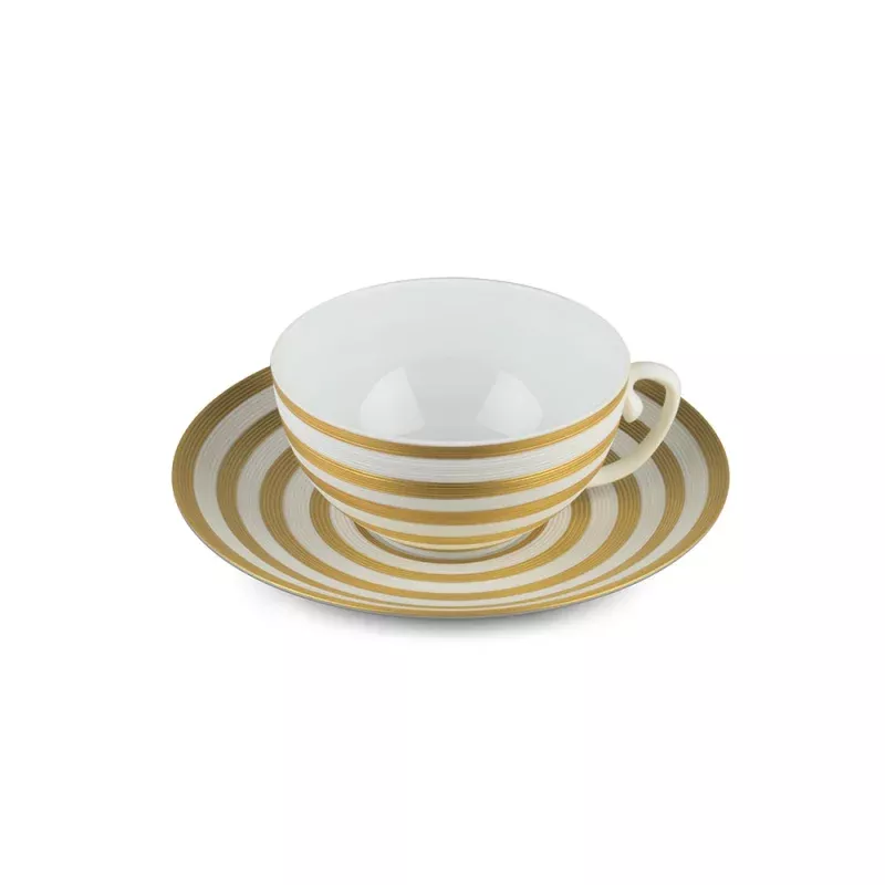 Hemisphere Gold Stripe Teacup