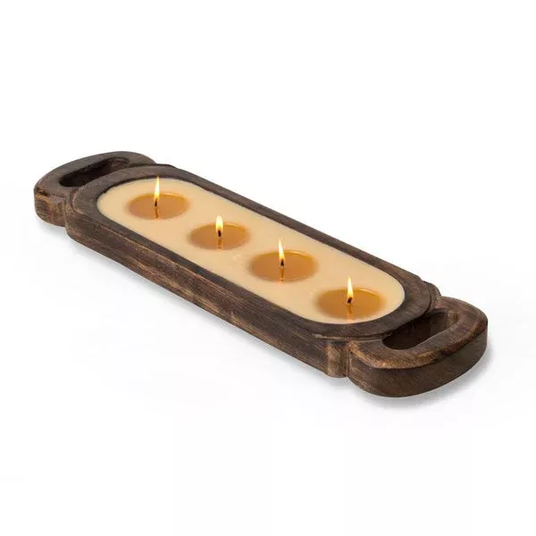 Himalayan 4-Wick Candle Tray – Grapefruit Pine Scent (40oz)