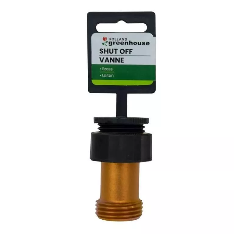 Hose Shutoff, Solid Brass Inline