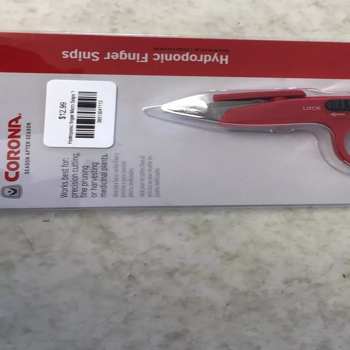Hydroponic finger Micro Snips Corona