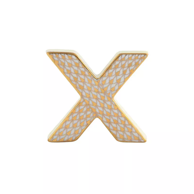 Letter X, Gold