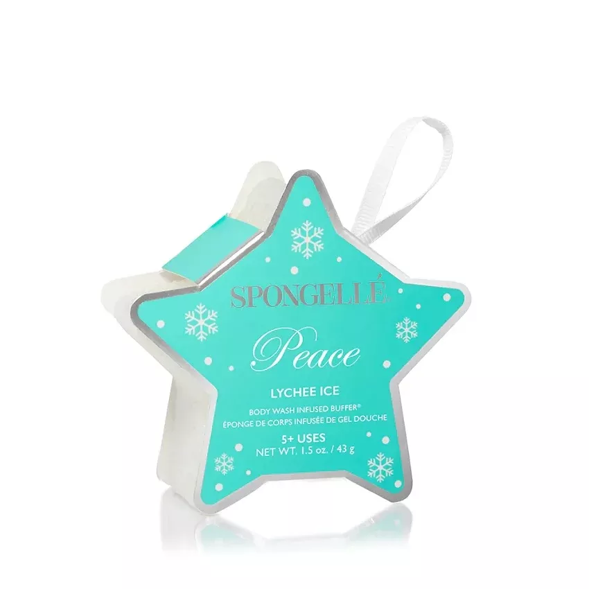 Lychee Ice Holiday Star Ornament Body Wash Buffer