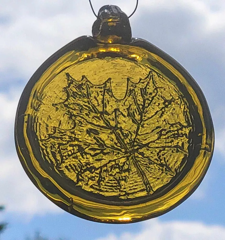 Maple Leaf Suncatcher