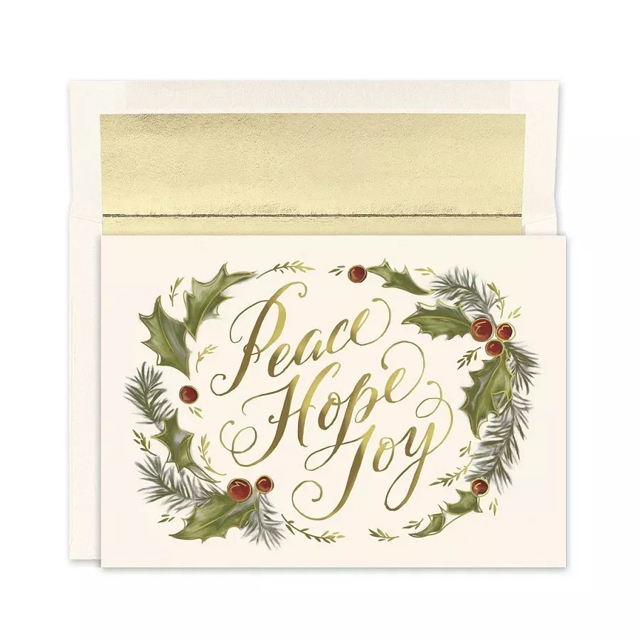 Masterpiece Studios Holiday Collection Cards – Peace Hope Joy