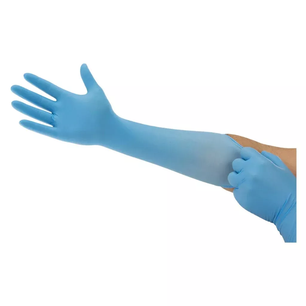 Microflex 93-243 Extra-Long Nitrile Gloves