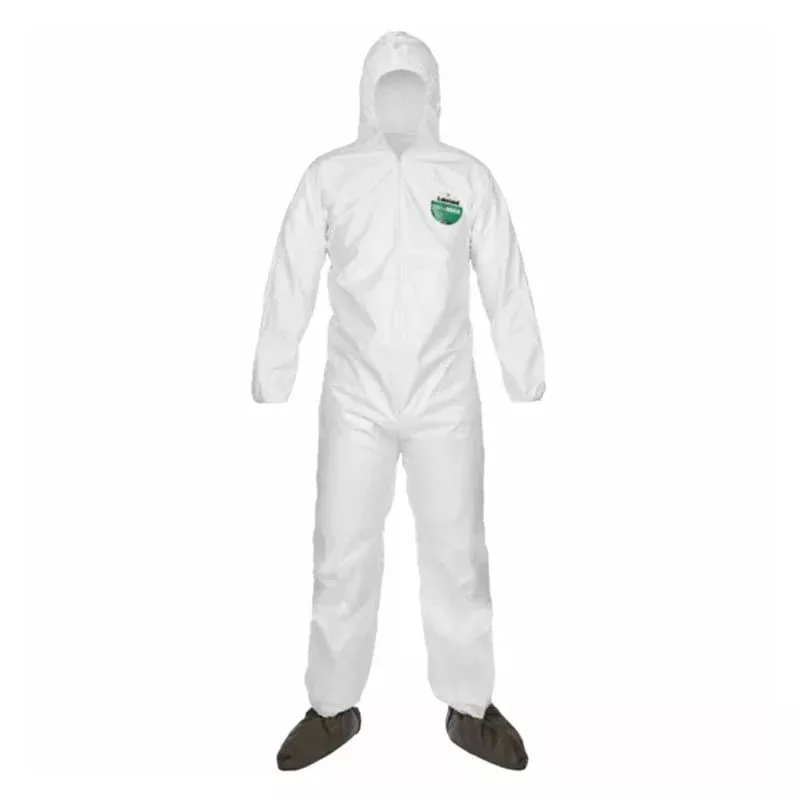 MicroMax Hooded Coveralls with Attached Boots