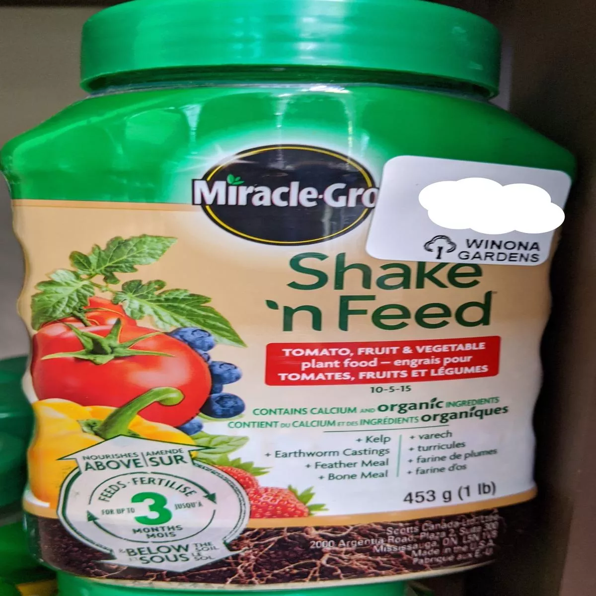 Miracle-Gro Shake ‘n Feed Tomato/Vegetables – 453g