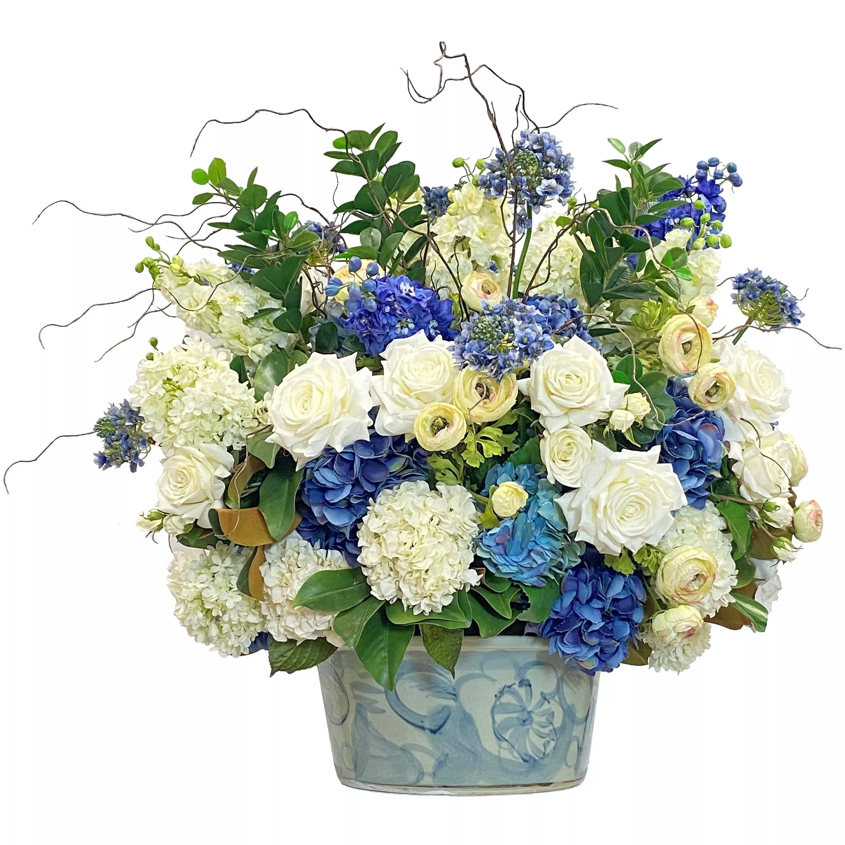 Mix Floral in Ceramic Bowl 34"