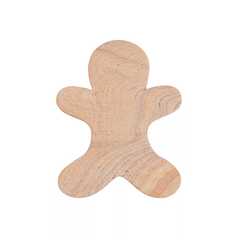Mud Pie Gingerbread Man Mini Marble Board