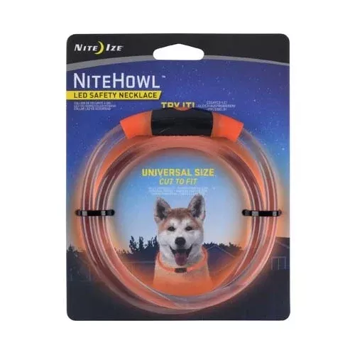 NiteHowl LED Safety Necklace – Orange