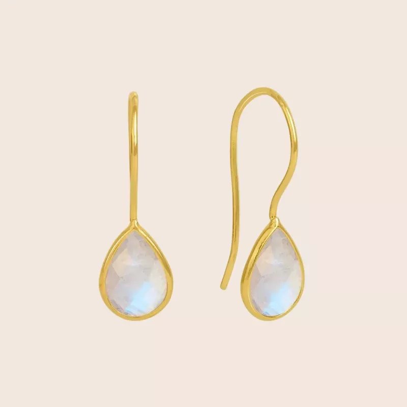 Nosara Droplet Earrings | Moonstone