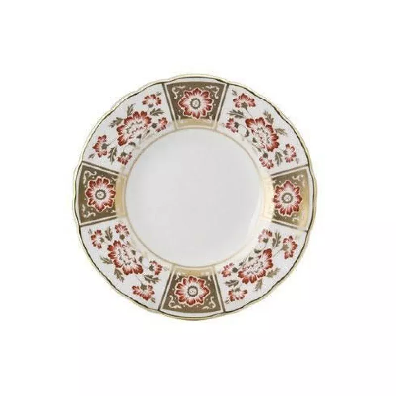 Panel Red Bread & Butter Plate