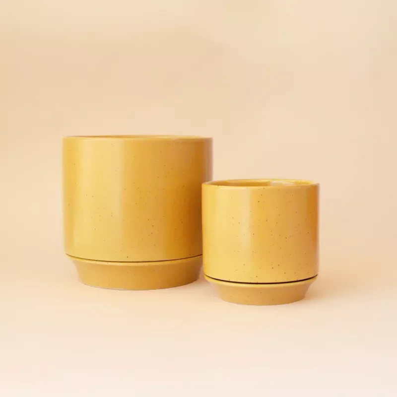 Parker Planter with Trivet | Honey Speckle