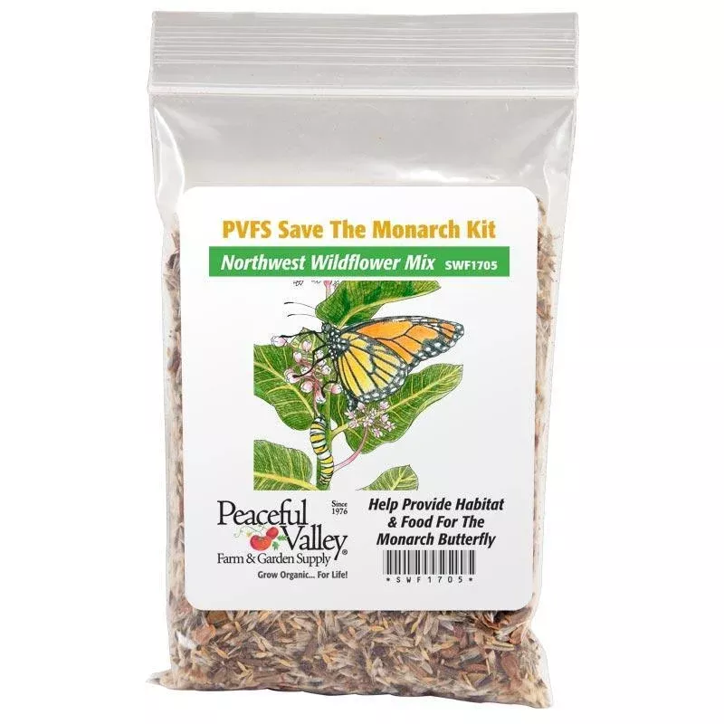 Peaceful Valley Save the Monarch Kit – Northwest (1/8 lb)