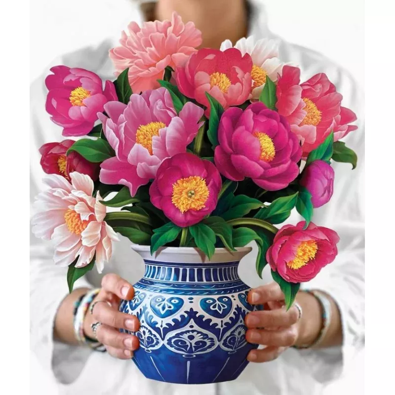 Peony Paradise Pop-up Card