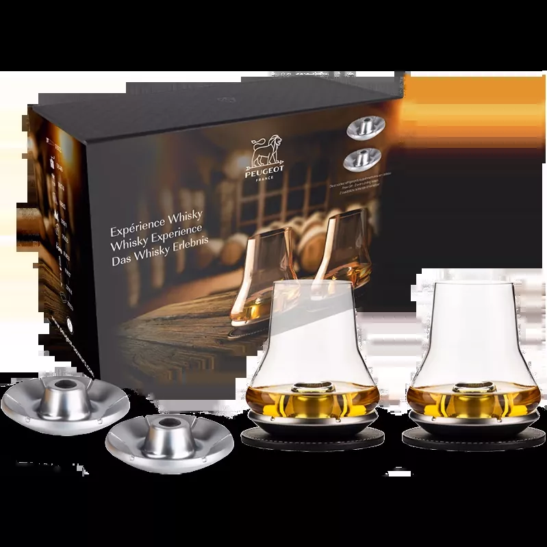 Peugeot Whiskey Tasting Duo with Extra Bases
