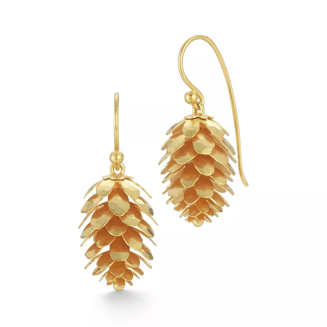 Pinecone Drop Earrings