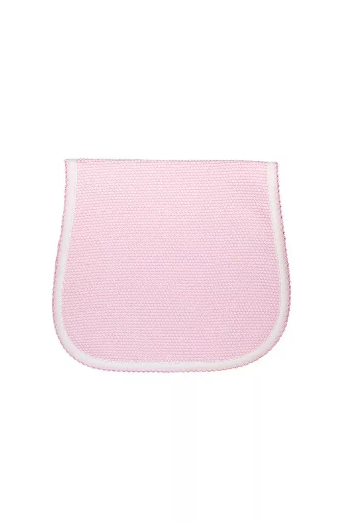 Pink Bubble Burp Cloth