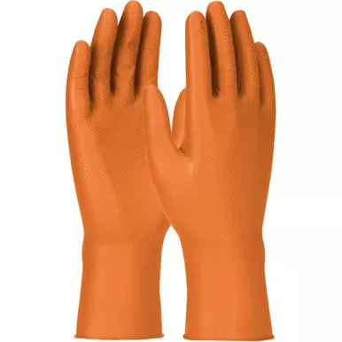 PIP 67-307 50-Count Grippas Engage Orange Nitrile Gloves – X-Large