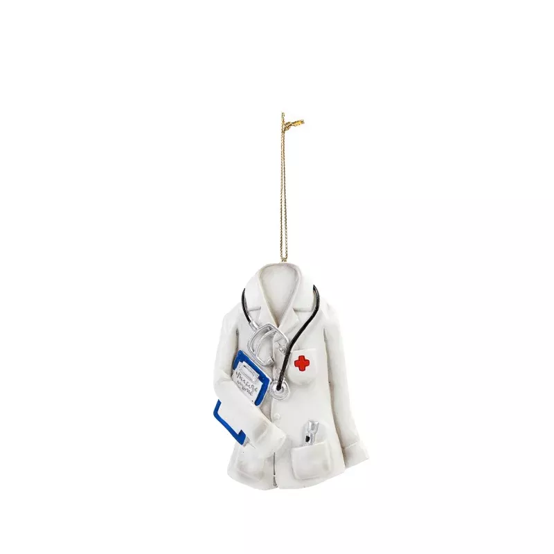 Polyresin Doctor's Coat Ornament