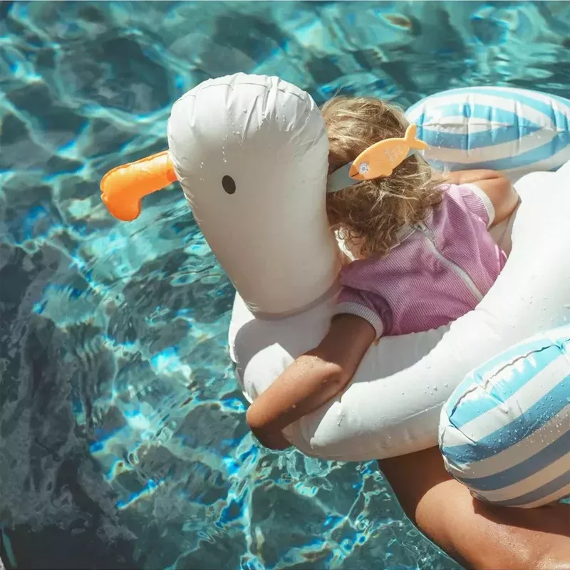 Pool Ring | Sammy the Seagull Blue Stripe
