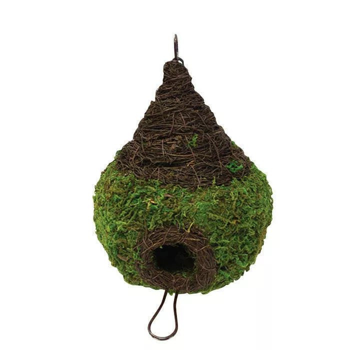 Raindrop Woven Moss Reptile Hide with chain