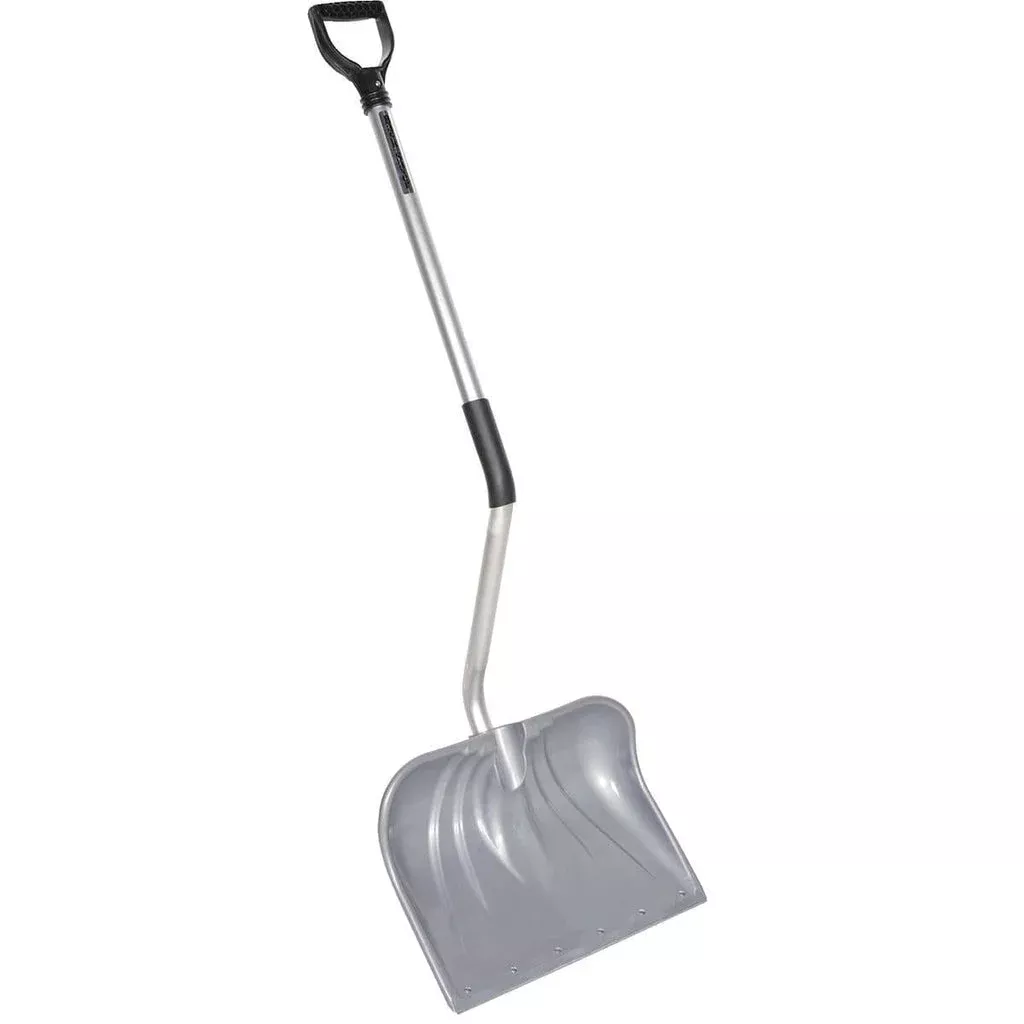 Rugg Poly Snow Shovel with Back-Saver Handle