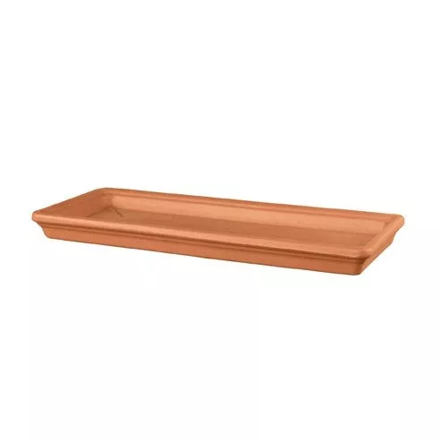 Saucer, Balcony Box, 41cm, Terracotta