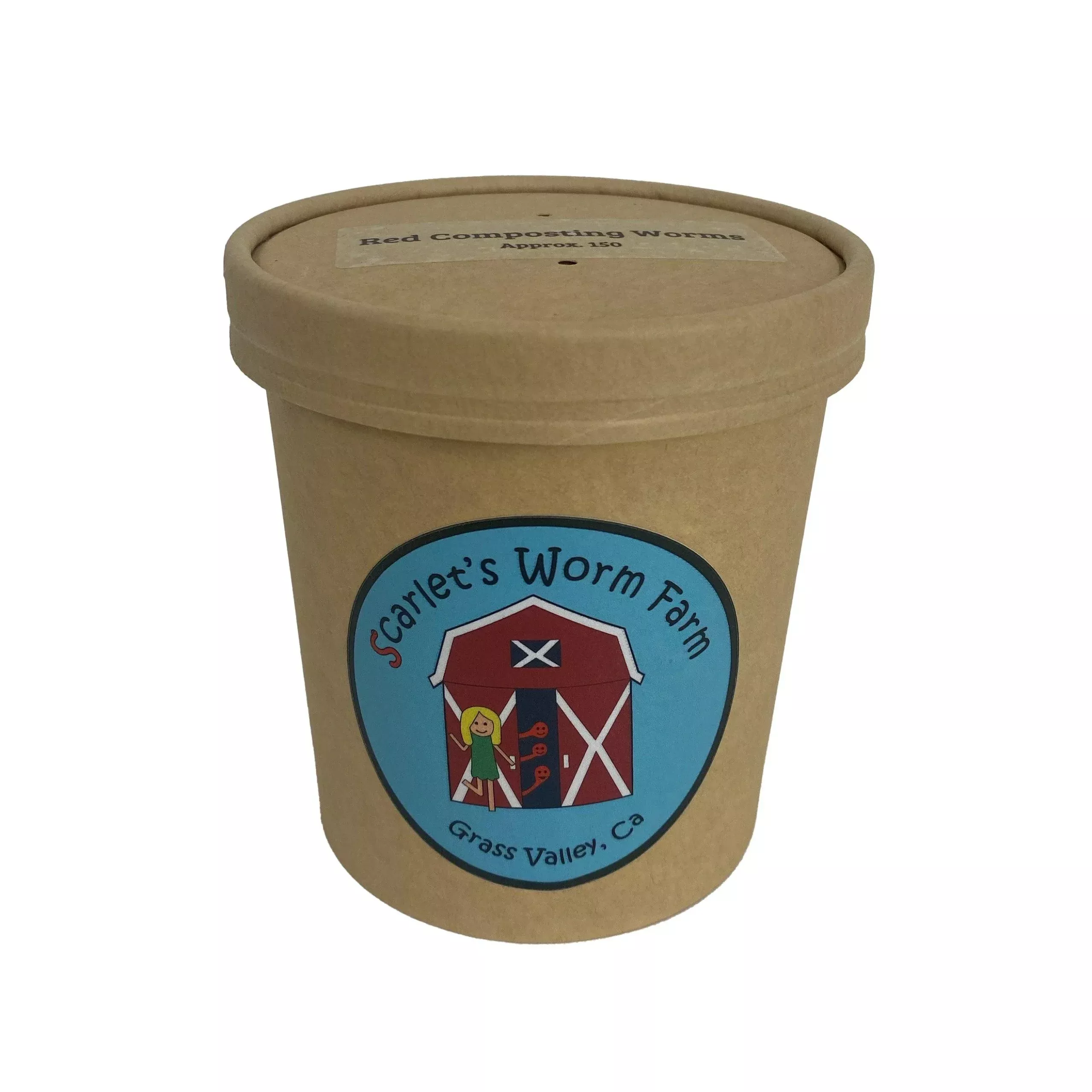 Scarlet’s Worm Farm – 150 Composting Worms