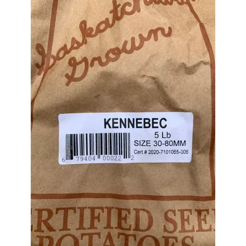 Seed Potato - Kennebec, 5lb Bag
