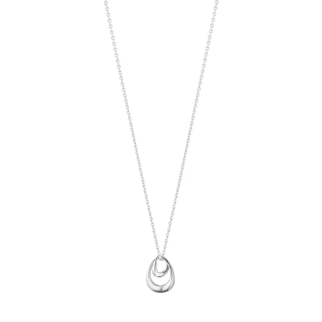 Silver Offspring Drop Pendant Necklace, Small