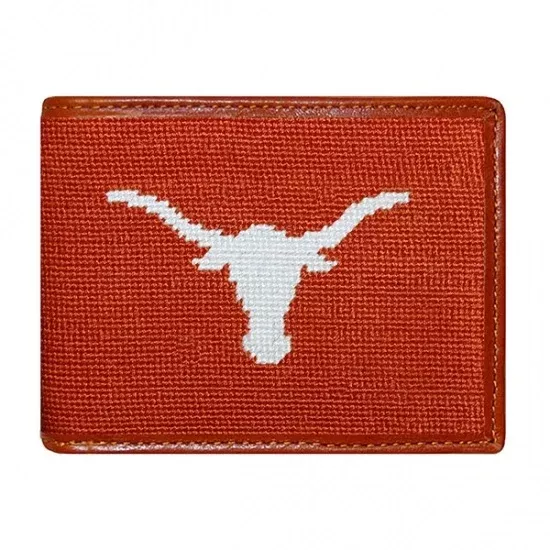 Smathers & Branson Needlepoint UT Bi-Fold Wallet