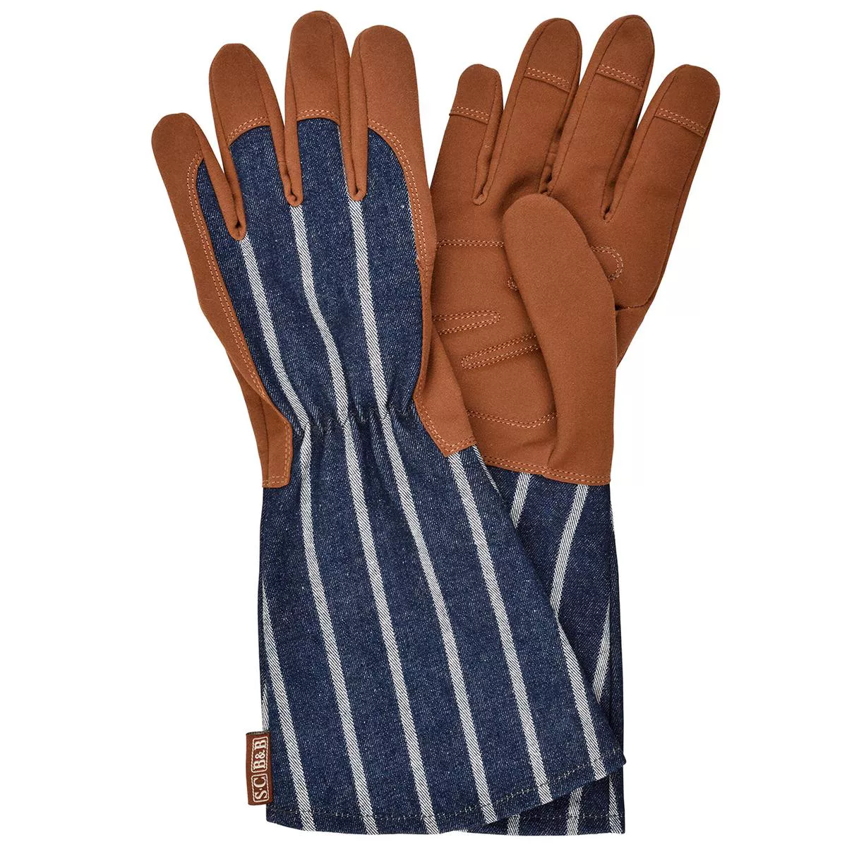 Sophie Conran Gauntlet Gloves 8211 Ticking