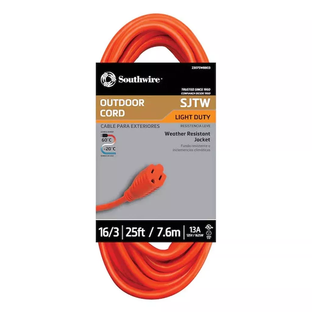 Southwire Orange Outdoor Extension Cord