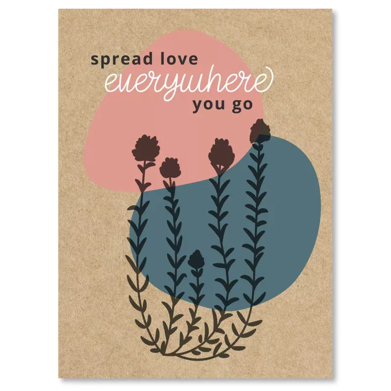 Spread Love Everywhere You Go Sprouts Seed Packet