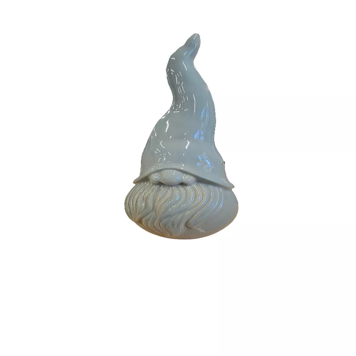 Stumpy Garden Gnome – Light Blue | 5″L x 4″W x 14″H