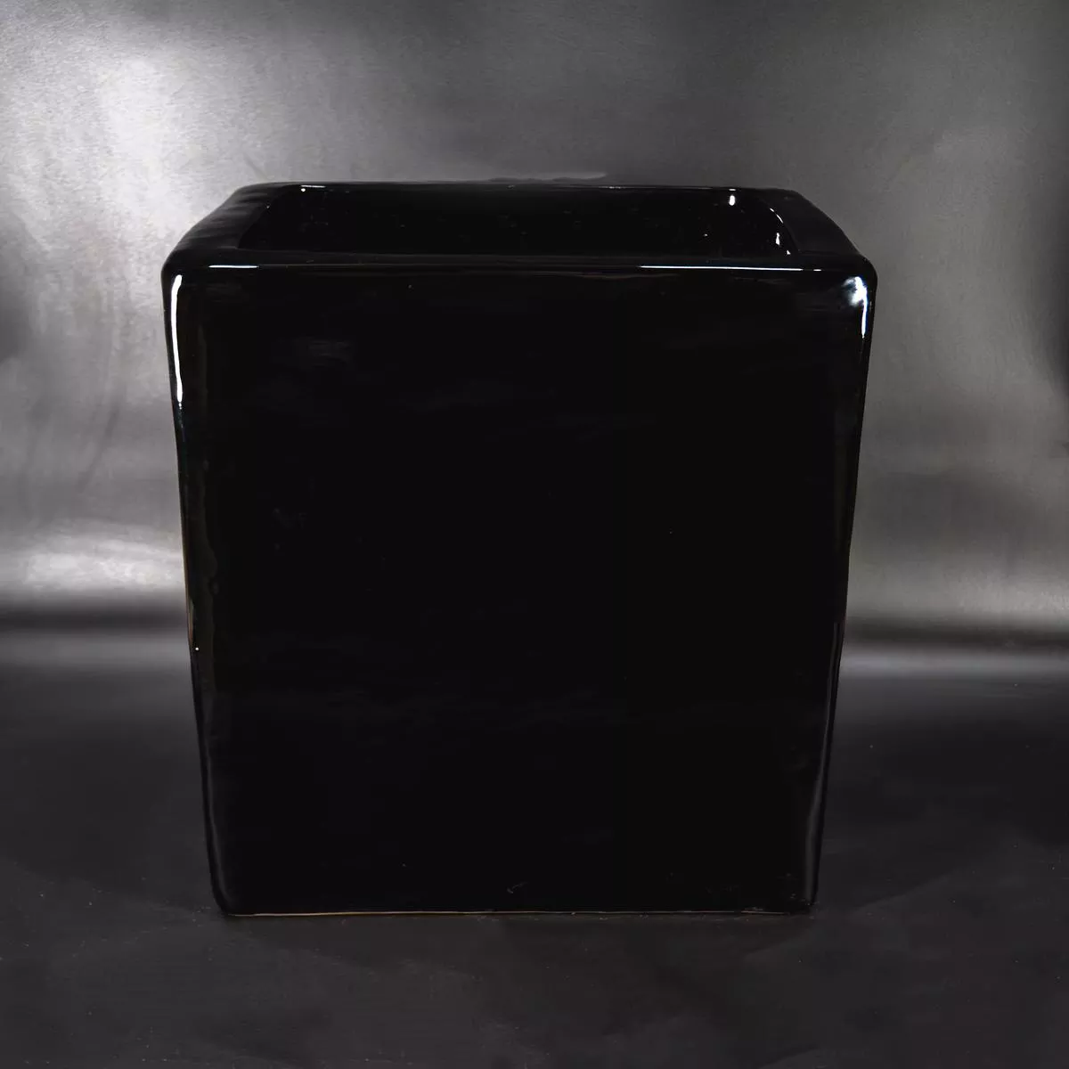 Tall Square Planter 8211 Blue Set of 2 (One of each size)