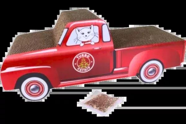 Truck Cat Scratcher with Catnip