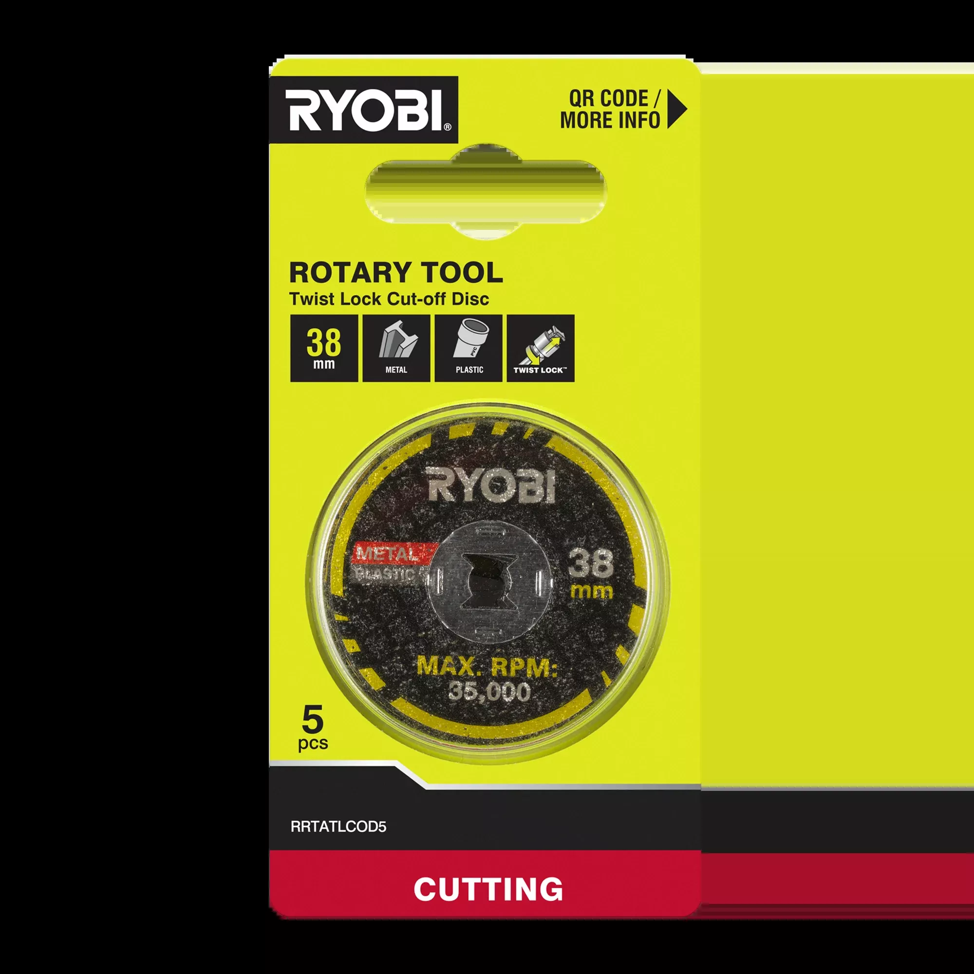 Twist Lock Cutting Discs 5pk