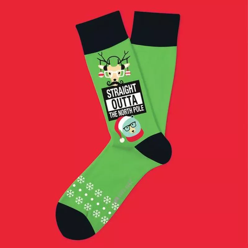 Two Left Feet Unisex Socks, Christmas