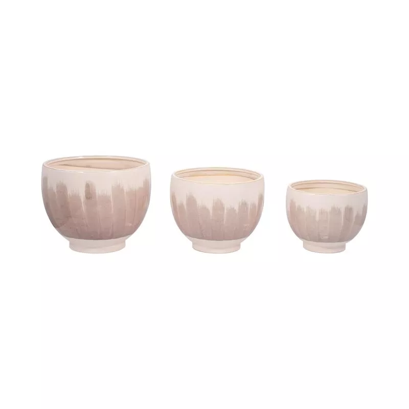 VALDIVA CERAMIC PLANTERS – SET OF 3