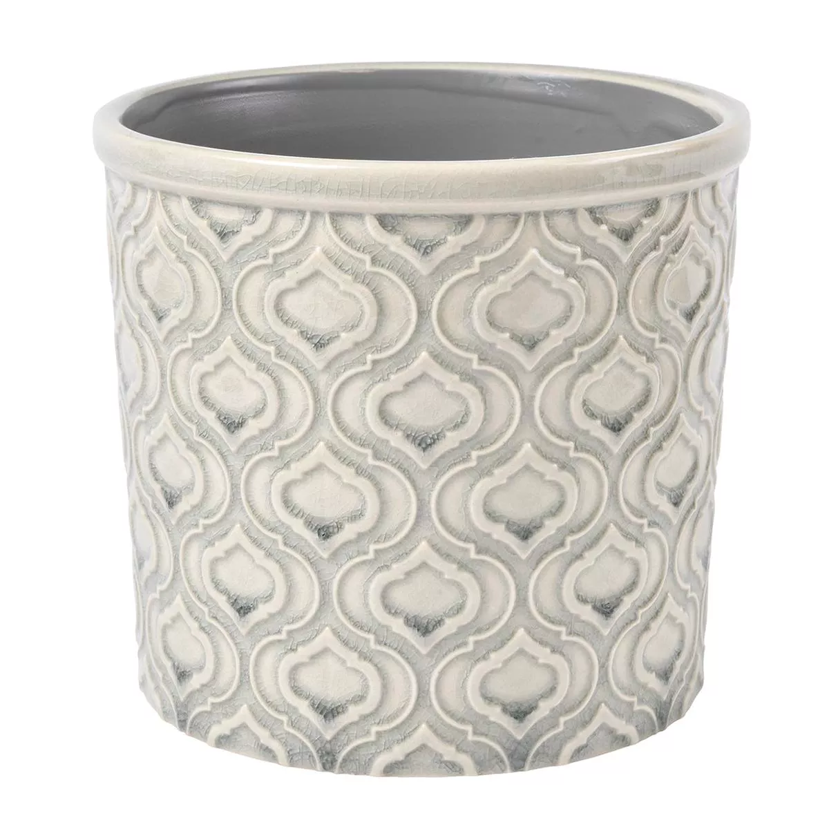 Venetian Grey Glazed Pot 8211 Large