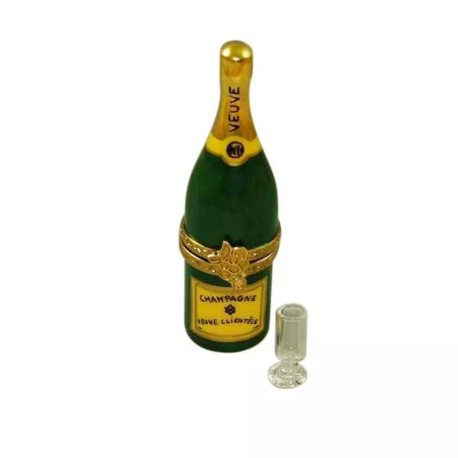 ‘Veuve Clientele’ Champagne Bottle Limoges